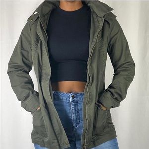 Green Cargo/ Utility Jacket